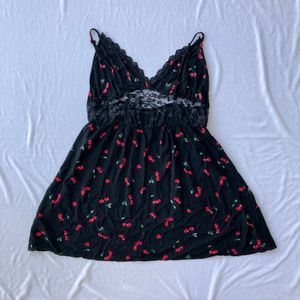 SHEIN Cherry Slip