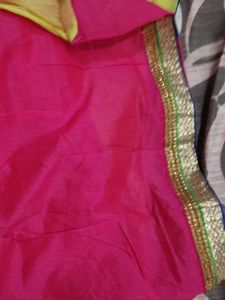 yellow colour ethntic wear saree