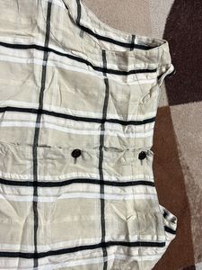 Plaid Button-Up Tank