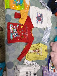 Combo of Full sleeves Tops for 2-4 years girl