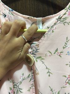 Elegant Floral Print Peplum Top - Large 🌸