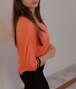 Coral Baggy Top