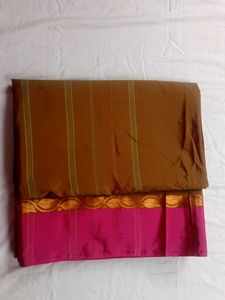 Elegant Green&amp;pink Saree
