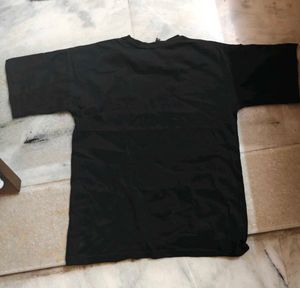 Black Graphic Print Tee