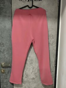 Sassafras Coral High-waist Tapered Pants