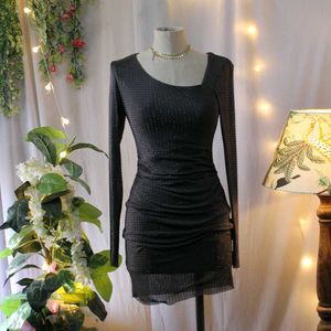 Beaded Mini Dress
