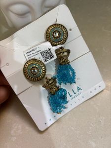 Gwalior Dome And Tassels Drop Earrings