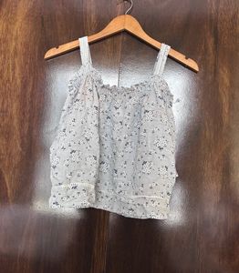 Off Shoulder Flowery Top
