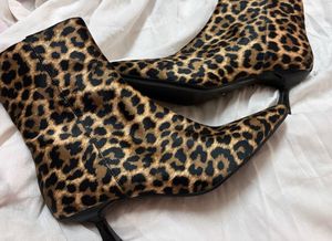 Zara animal Print Ankle Boots