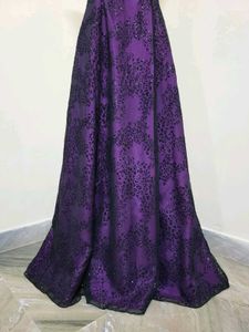 Elegant Purple Gown