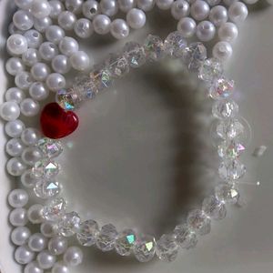 Crystal Heart Bracelets Combo