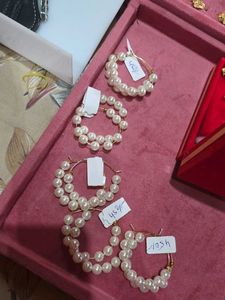 Combo Set Of 5 Pearl Loops