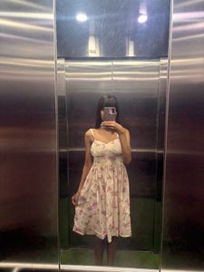 Floral padded Sundress