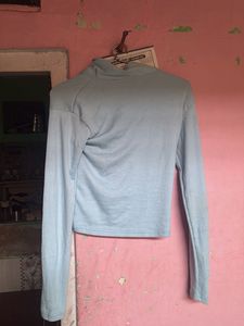Blue Long Sleeve Top