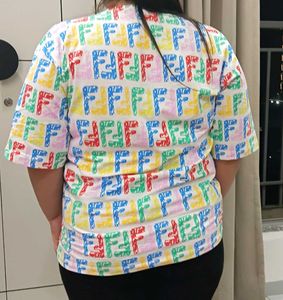 Colorful Graphic Tee One tym Use Only