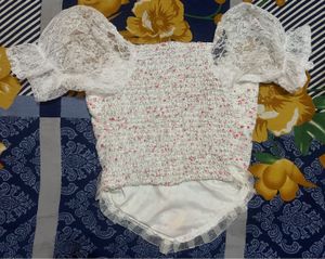 Floral LACE CORSET Top