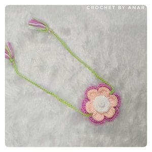 Crochet Handmade Rakhi For Gift