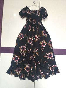 Floral Off-Shoulder Dress