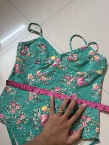 LOVE H81 Floral Bodysuit Top