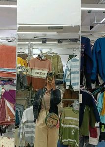 Beige Wide Leg Trousers