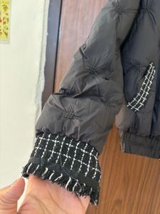 Black Korean Quilted Jacket
