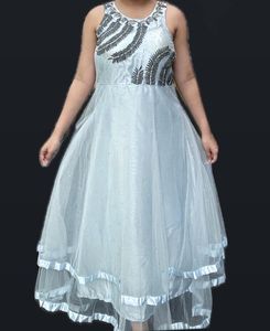 Elegant Blue Formal Dress