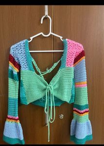 Crochet Summer Top Cum Shrug