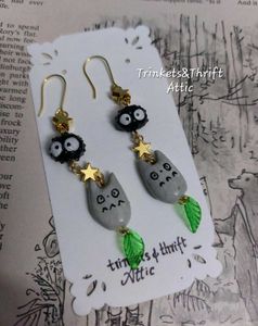 Ghibli Totoro Dangle Earrings