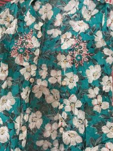 White Floral Dress with Shrug