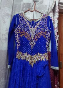 Heavy Party Wear Gown - Blue 💙