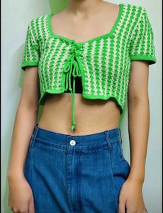 Zara Green Strips
