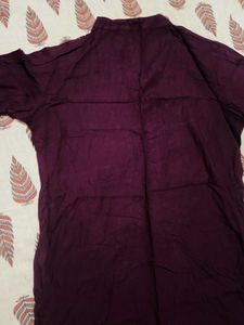 Burgundy Embellished Kurti