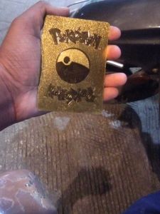 Rare Gold Pokemon Card