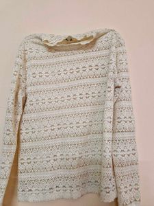 Elegant Lace Long Sleeve Top
