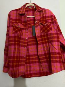 United Colours of Benetton Plaid Flannel Shirt