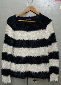 Black & White Stripe Sweater