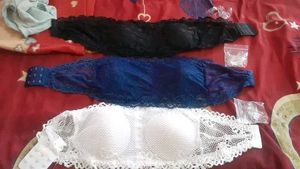 Lace Bandeau Bras - Bundle of 3