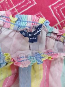 Colorful Cotton Top For Girls