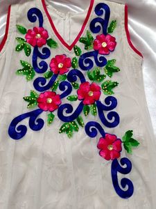 Cute Floral Girls Dress