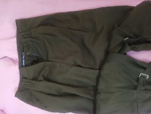 Trouser With Belt Detailing ..
