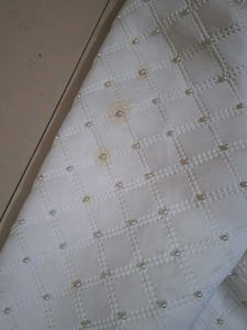 Elegant White Quilted Jacket