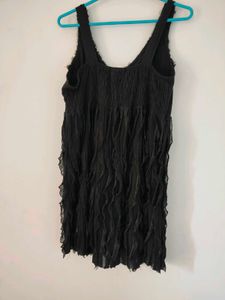 Black Ruffle Dress