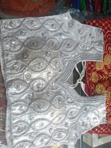 Embroidered Sari Blouses 4pc Combo