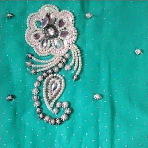 Moti Work Saree