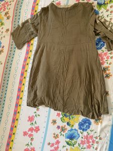 Ethnic Mini Dress With Adjustable Straps