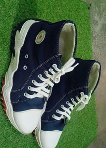 Navy High Top Sneakers