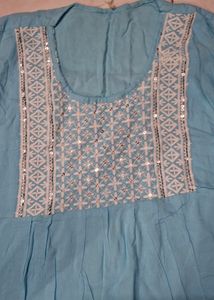 Light Blue Kurti