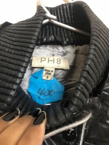 PH 8 Black Sleeveless Puffer Jacket