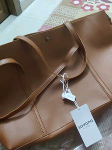 Savana Tan Tote Bag