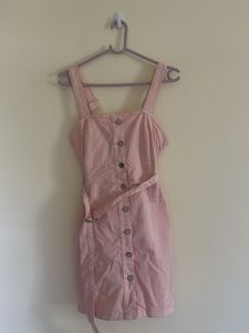 Pink Denim Dress